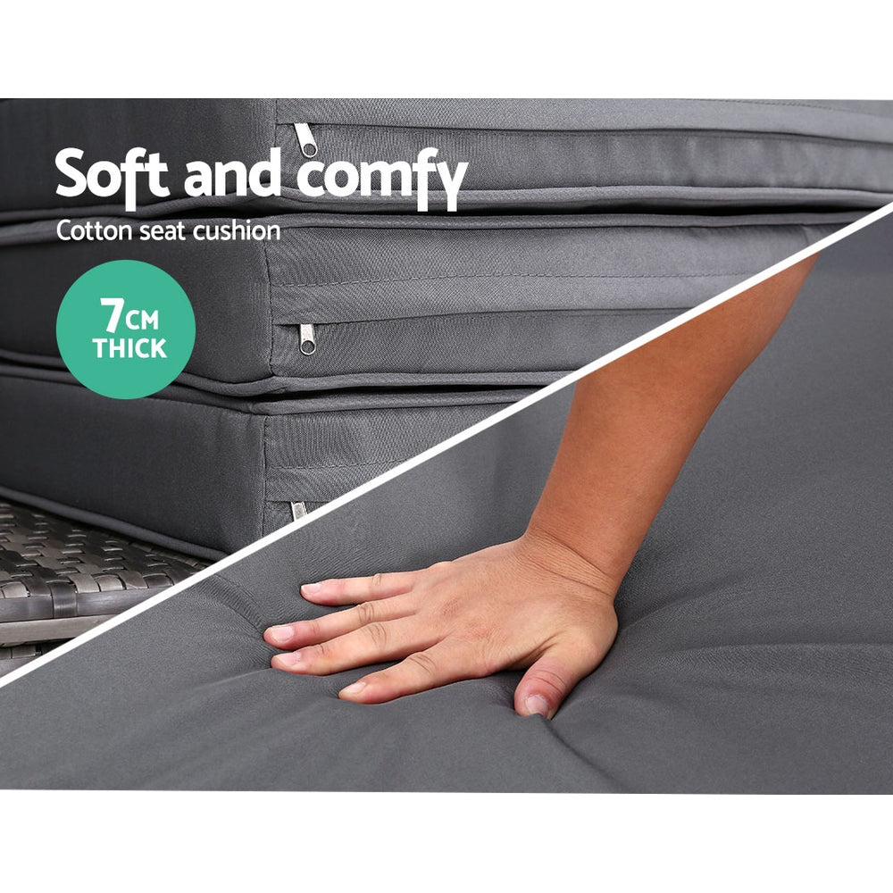 Portsea Luxury Outdoor Day Bed - Grey